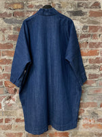 INDIGO BLUE DENIM KIMONO JACKET, ABLESIA - Kapade Shop