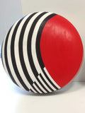 SONIA, RED/BLACK/WHITE, WALL SCULPTURE, HALF FACE