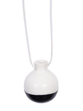 WHITE AND  BLACK WATER POT NECKLACE, DESIGNS BY SONIA - Kapade Shop