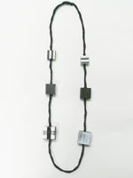 BLACK AND WHITE NECKLACE