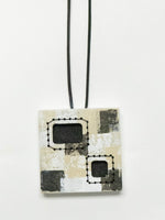 BEIGE, WHITE AND BLACK NECKLACE, DESIGNS BY SONIA
