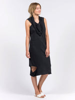 BLACK MULTI FUNCTIONAL DRESS AVAILABLE IN TWO COLOURS, ELEMENTUM