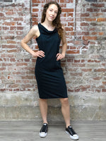 BLACK MULTI FUNCTIONAL DRESS ALSO AVAILABE IN OTHER COLOURS, ELEMENTUM