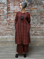 RED AND BLACK PLAID PANTS, WORLD OF CROW - Kapade Shop
